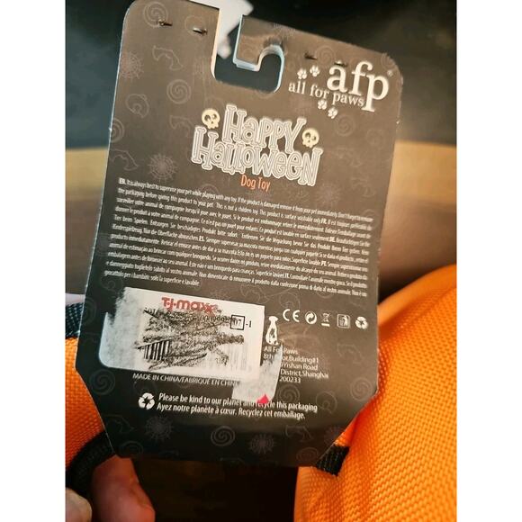 Halloween Dog Toy Pumpkin Jack Jack-o-lantern Tug Toy - Picture 4 of 4